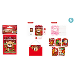 Tarjetas Navidad 6 Unidades
