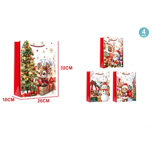 Bolsa De Regalo Navidad M