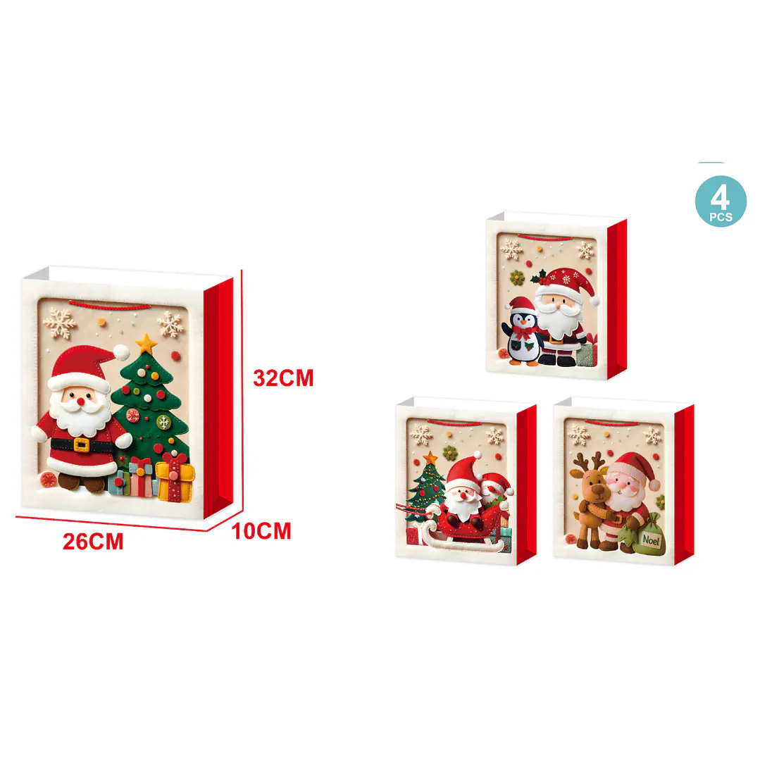 Bolsa De Regalo Navidad M 1