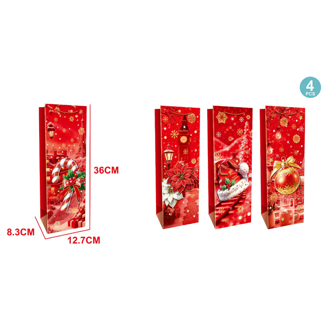 Bolsa De Vino Navidad 1