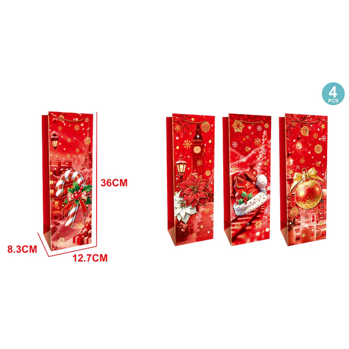 Bolsa De Vino Navidad 1