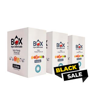 Pack 3 cajas Box de 5 litros Agua Saborizada