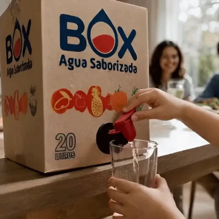 Pack 2 cajas BOX de 20 litros de Agua Saborizada 2