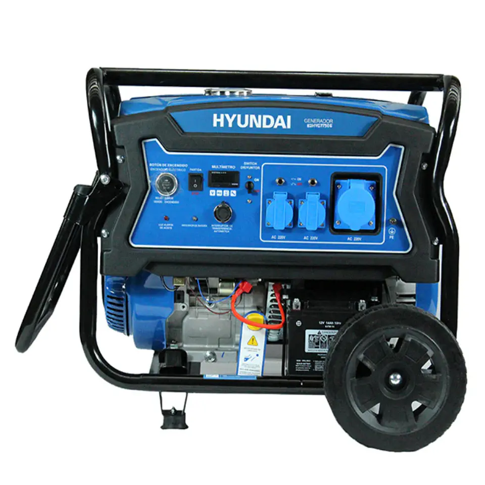 Generador Gasolina 5,5 KW. HYUNDAI HYG7750E 1