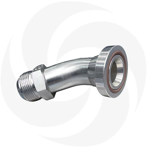 ADAPTADOR A 45º BRIDA CODE 62 - MACHO JIC