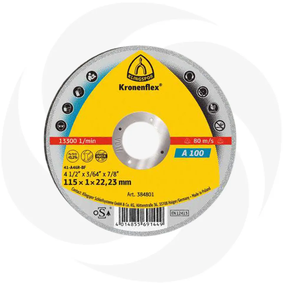 Disco de Corte 4 1/2 A100 Extra Klingspor 1