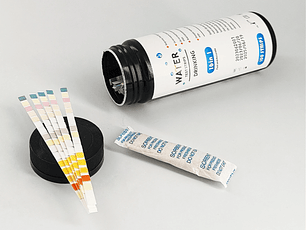 TEST KIT MULTIPARAMETRO 16 in 1 ANALISIS AGUA (DUREZA, CLORO, PH...) 16 parámetros x 100 varillas