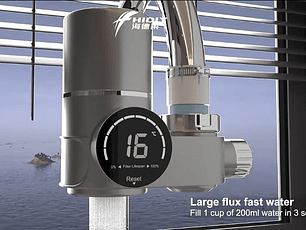 FILTRO PURIFICADOR DE AGUA PARA LLAVES (COMPATIBLE CON 85% DE LAS LLAVES)