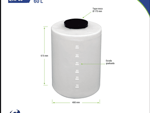 Quimitank-60 Estanque Dosificación de Químicos (consultar stock y despachos por zona geográfica)