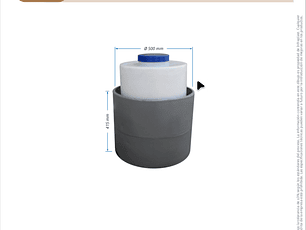 Cubeta Anti derrame 70 litros Estanque Quimitank 60 o similar (consultar stock y despachos por zona geográfica)