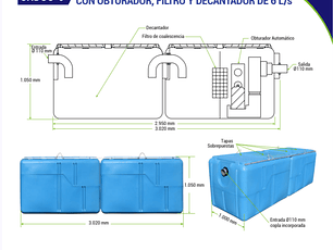 SEPARADOR HIDROCARBUROS 22M3/HR  C/ DECANTADOR (SOLO A PEDIDO)