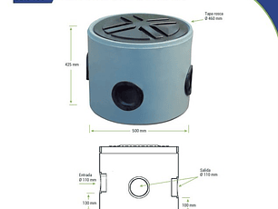 REPARTIDOR DE DRENES POLIETILENO (CESMEC)