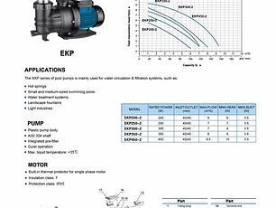 Bomba Piscina 0,5HP MARCA AQUASTRONG ITALIA