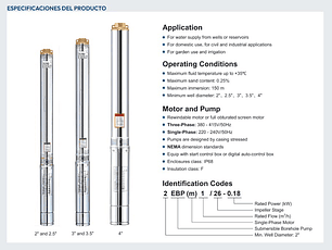 ELECTROBOMBA POZO PROFUNDO 4