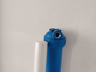 FILTRO 10x2.5 COMPLETO PARA SEDIMENTOS AGUA POTABLE O POZO (conexión en 1/2