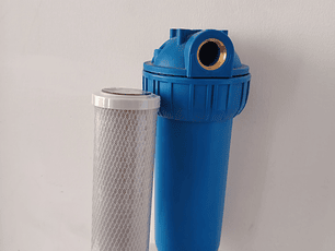 filtro carbon activo bloque 10X2.5 (conexion 1/2