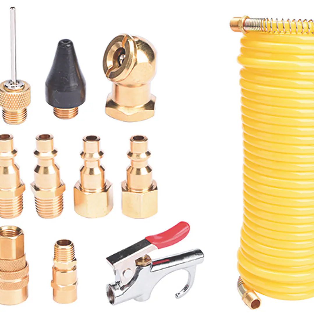 KIT 14 PCS ACOPLES MANGUERA COMPRESOR UYUSTOOL 1