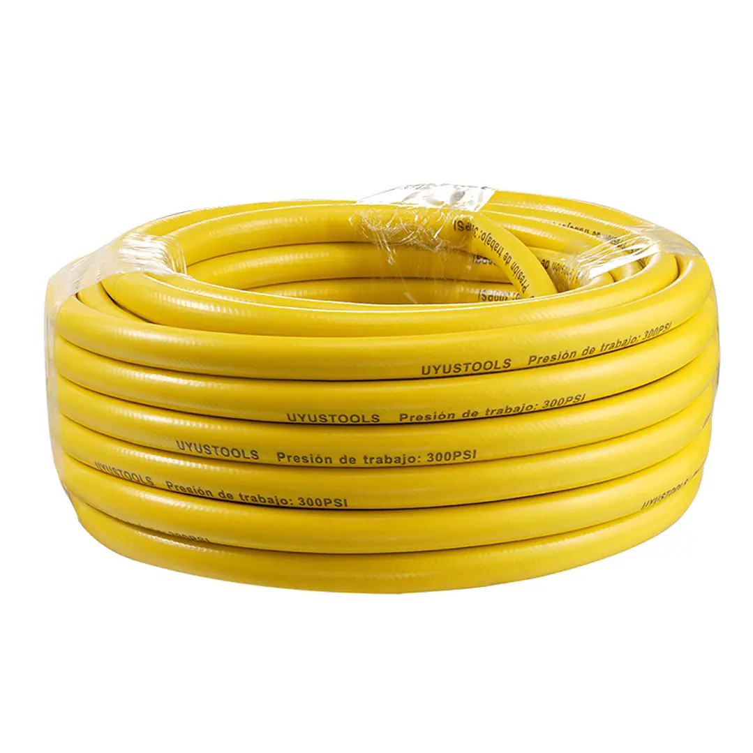 MANGUERA AIRE PVC PARA COMPRESOR 5MX1/4NPT ALTA PRESION 300PSI 1