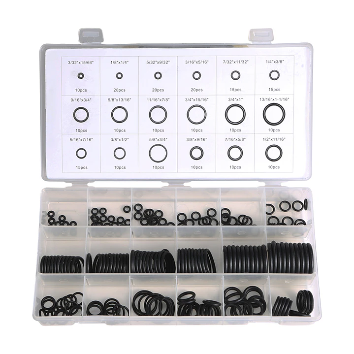 SET O-RING GOMA CAJA DE 225PCS  1