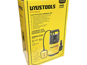 BOMBA PLASTICA DRENAJE AGUAS LIMPIAS O CARGADAS 0.55HP (sumergible - linea economica - en stock)