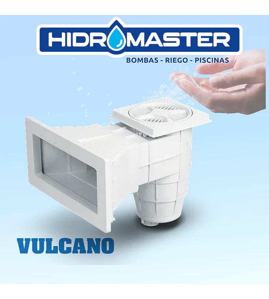 SKIMMER PISCINA BOCA ANCHA 38CM HORMIGON VULCANO - 
