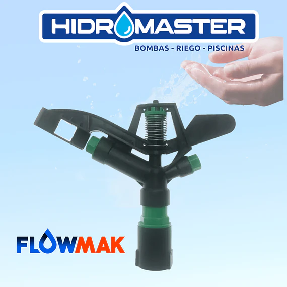 ASPERSOR IMPACTO PLASTICO 1 CIRC COMPLETO FLOWMAK