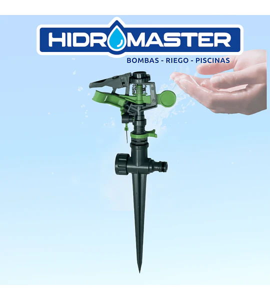 ASPERSOR 1/2 PASTICO CON ESTACA PLASTICA