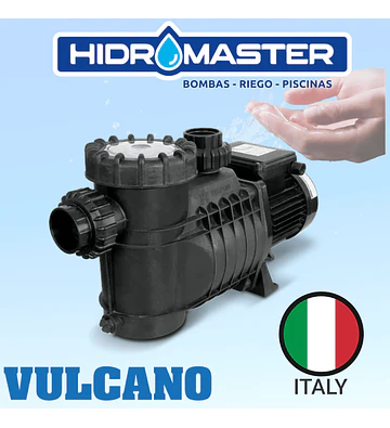 BOMBA PISCINA VULCANO 1/2 HP PREMIUM BAE MOTOR ITALIANO