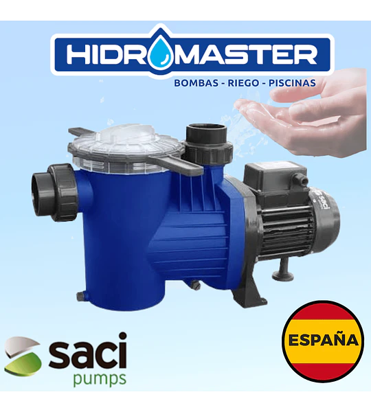 BOMBA PISCINA SACI 1,5 HP MODELO WINNER 220V M. ESPANOLA