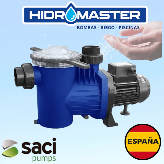 BOMBA PISCINA SACI 1,5 HP MODELO WINNER 220V M. ESPANOLA