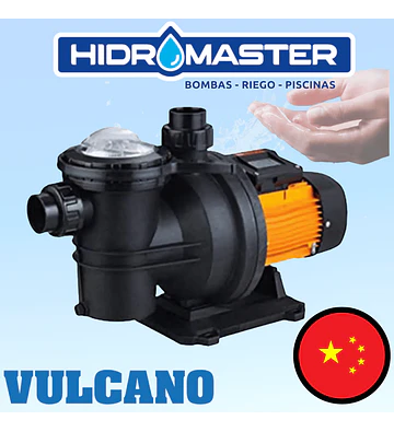 BOMBA PISCINA VULCANO 1,5 HP 220V MOTOR RPC