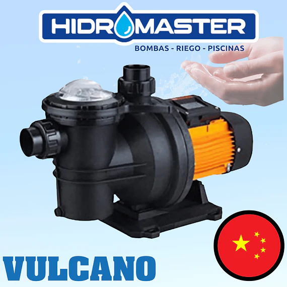 BOMBA PISCINA VULCANO 1,5 HP 220V MOTOR RPC