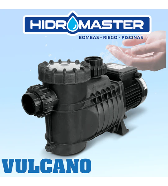 BOMBA PISCINA VULCANO 1/2 HP BAE 220V RPC