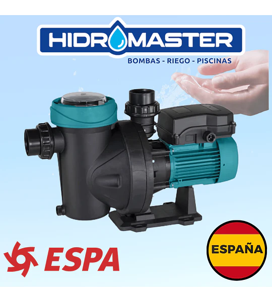 BOMBA PÌSCINA ESPA SILEN I 50 12M 0,5 HP ESPAÑOLA
