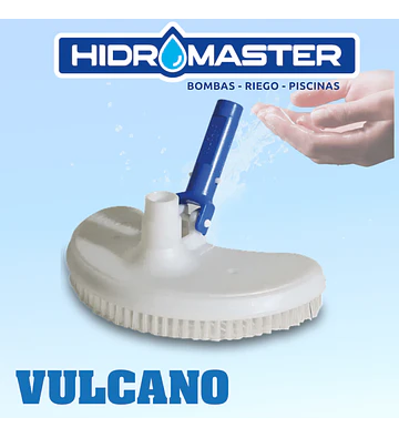 LIMPIAFONDO PISCINA MEDIALUNA CEPILLO VULCANO