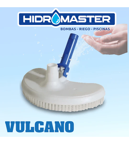 LIMPIAFONDO PISCINA MEDIALUNA CEPILLO VULCANO