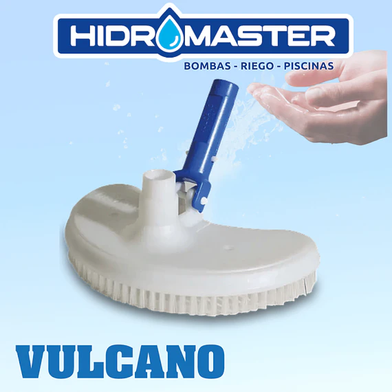 LIMPIAFONDO PISCINA MEDIALUNA CEPILLO VULCANO