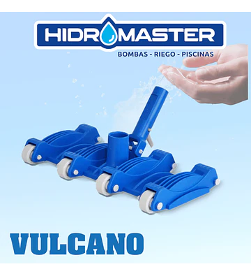 LIMPIAFONDO PISCINA FLEXIBLE 8 RUEDAS VULCANO
