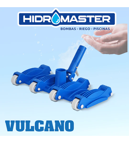LIMPIAFONDO PISCINA FLEXIBLE 8 RUEDAS VULCANO