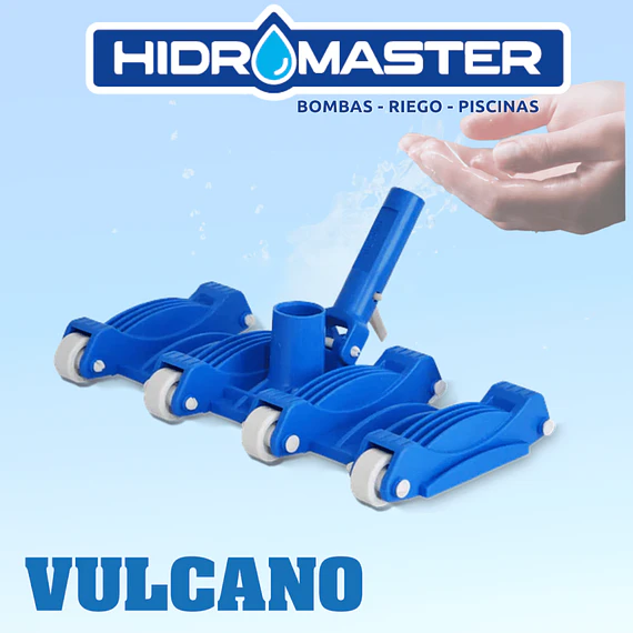 LIMPIAFONDO PISCINA FLEXIBLE 8 RUEDAS VULCANO