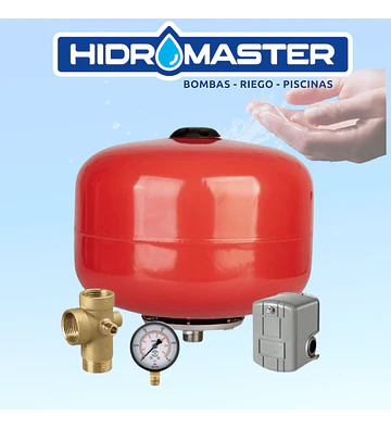 ESTANQUE HIDRONEUMATICO 24 LTS KIT 4 PCS 