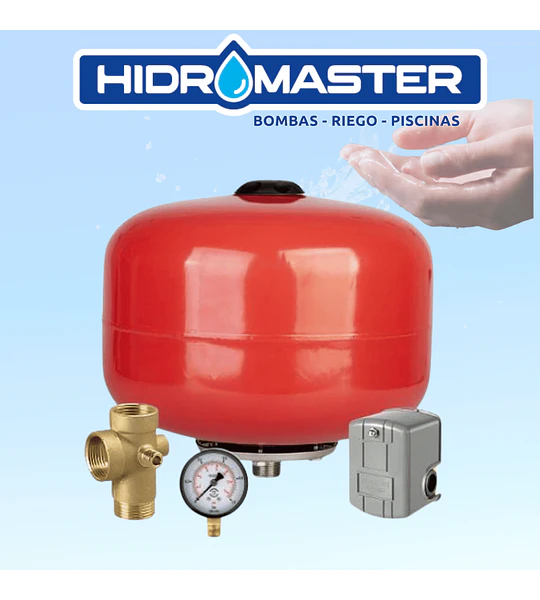 ESTANQUE HIDRONEUMATICO 24 LTS KIT 4 PCS 