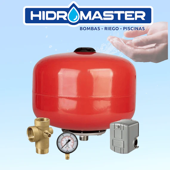 ESTANQUE HIDRONEUMATICO 24 LTS KIT 4 PCS 