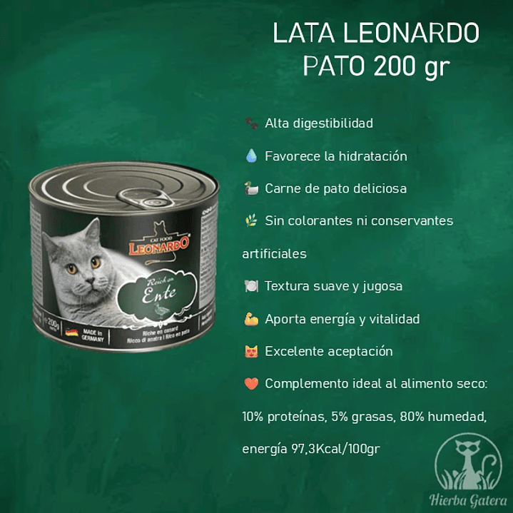 Lata leonardo pato 200GR 2