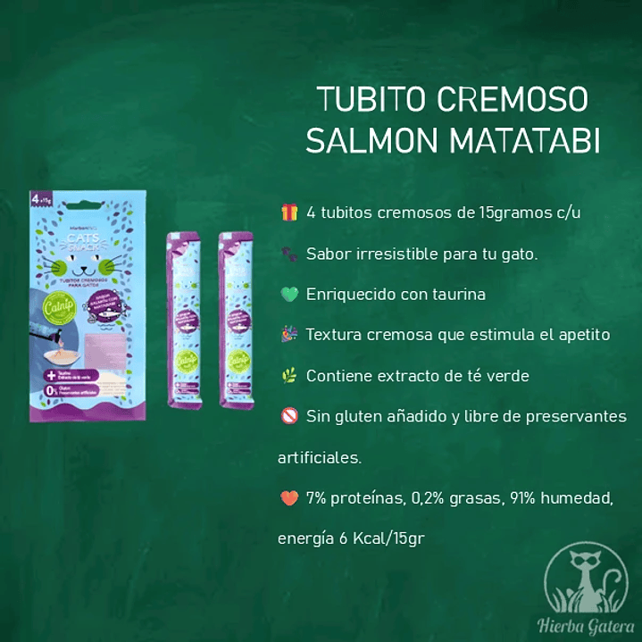 Tubito cremoso de Salmón con matatabi 2