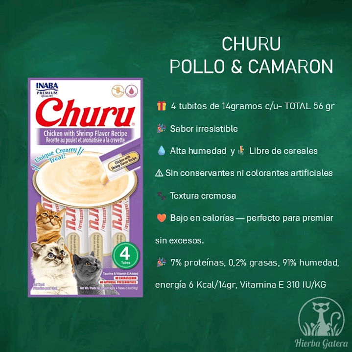 Churu Pollo camarón 2
