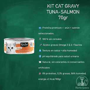 Lata KitCat gravy tuna & salmon