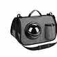 Bolso Transportador para Gatos con Ventana Burbuja – Mochila/Carrier para Gato Gris - Miniatura 1