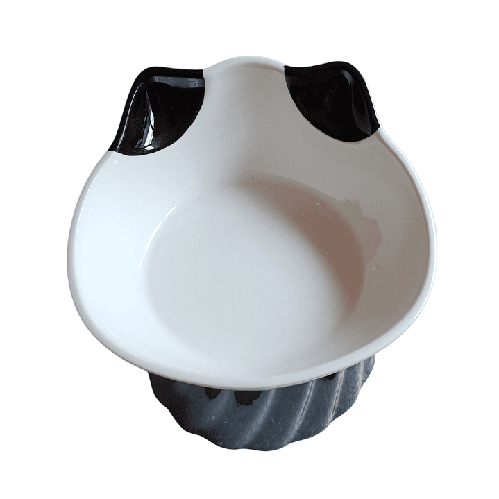 Plato cerámica diseño gato  4