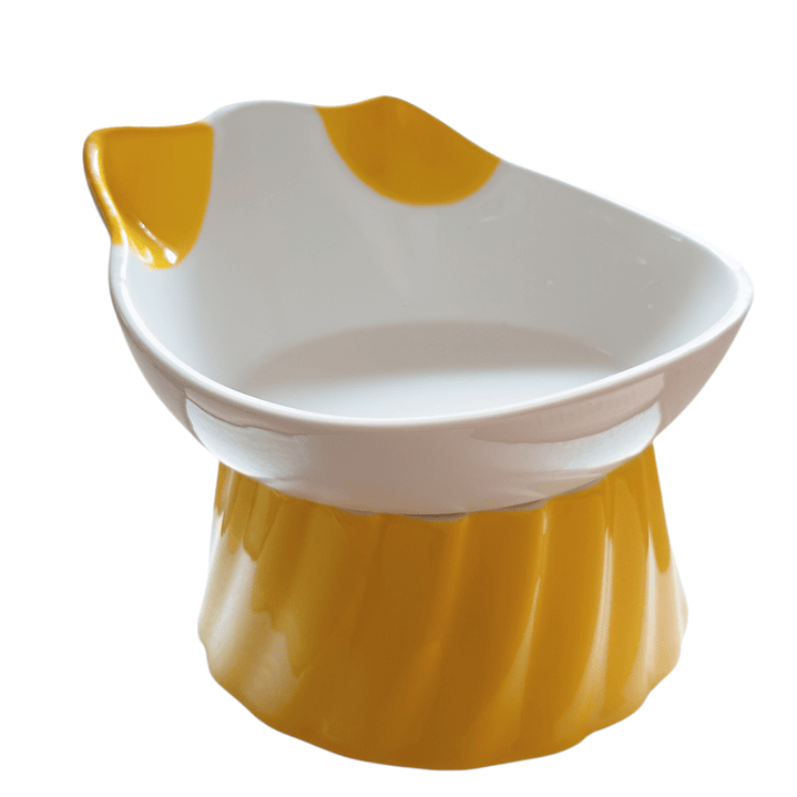 Plato cerámica diseño gato  9